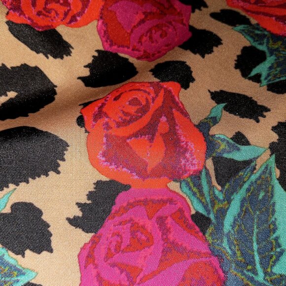 Betsey Johnson large animal rose print bag with detachable shoulder strap - Picture 9 of 9